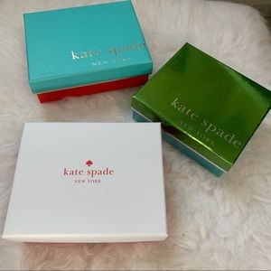 Kate Spade ♠️ Flat Empty Jewelry Accessory Boxxes